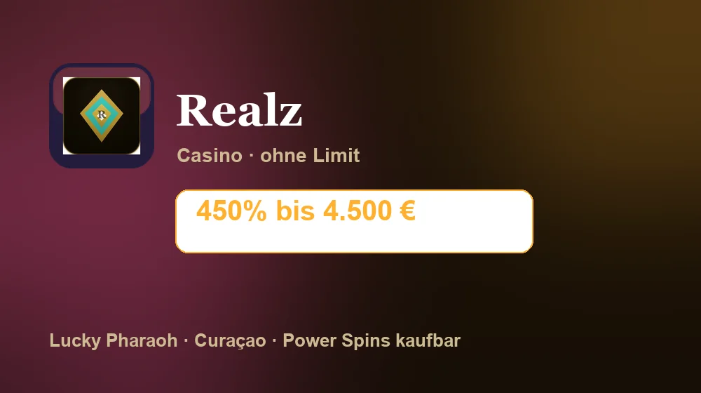 Screenshot von Realz Casino