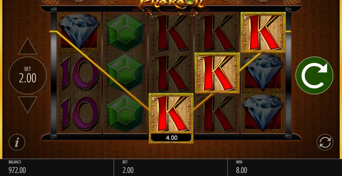 Lucky Pharaoh — Gewinn
