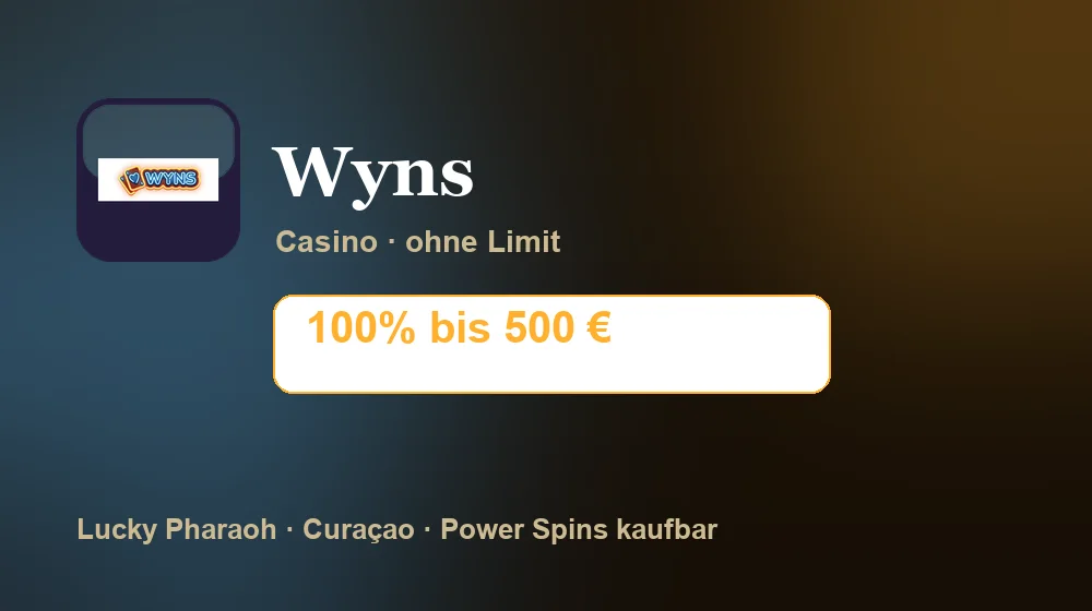 Screenshot von Wyns Casino
